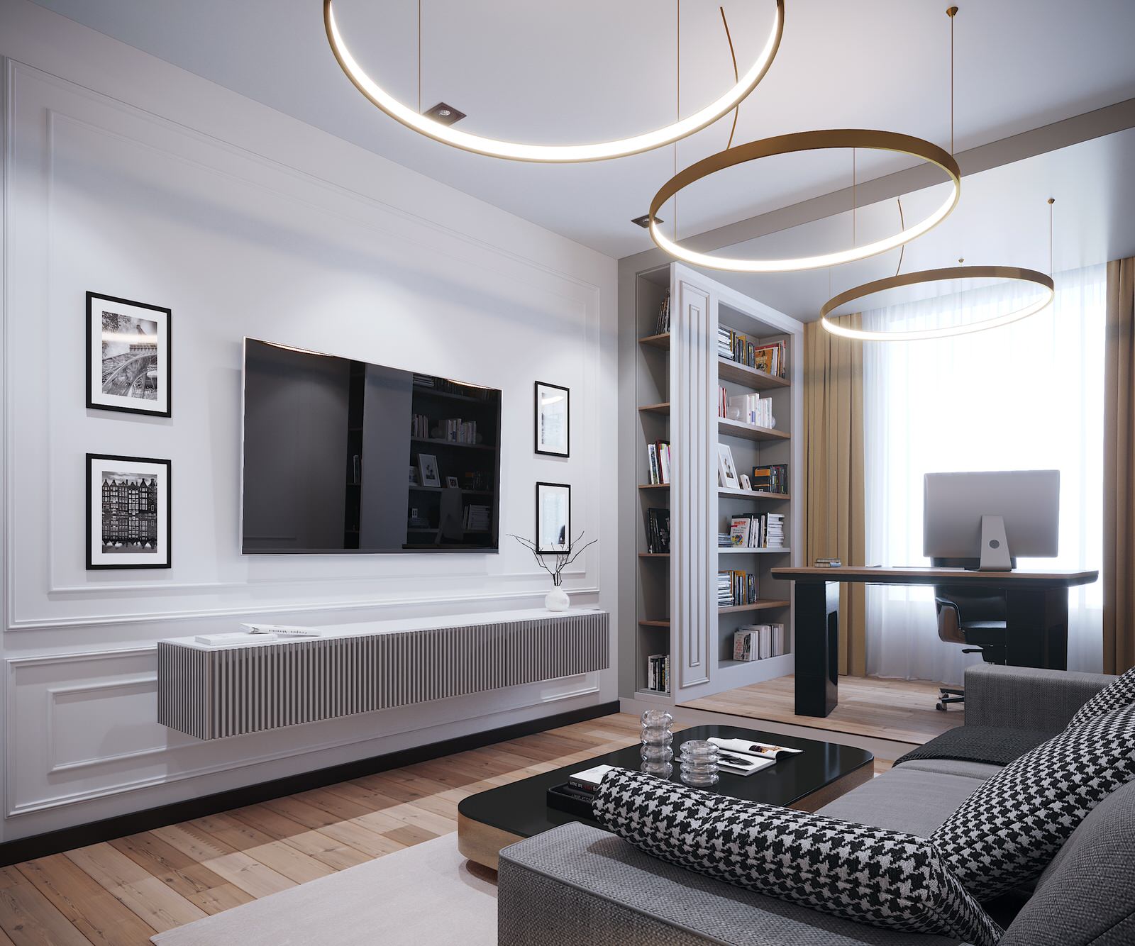 Дизайн-проект частной квартиры ЖК Рассказово..