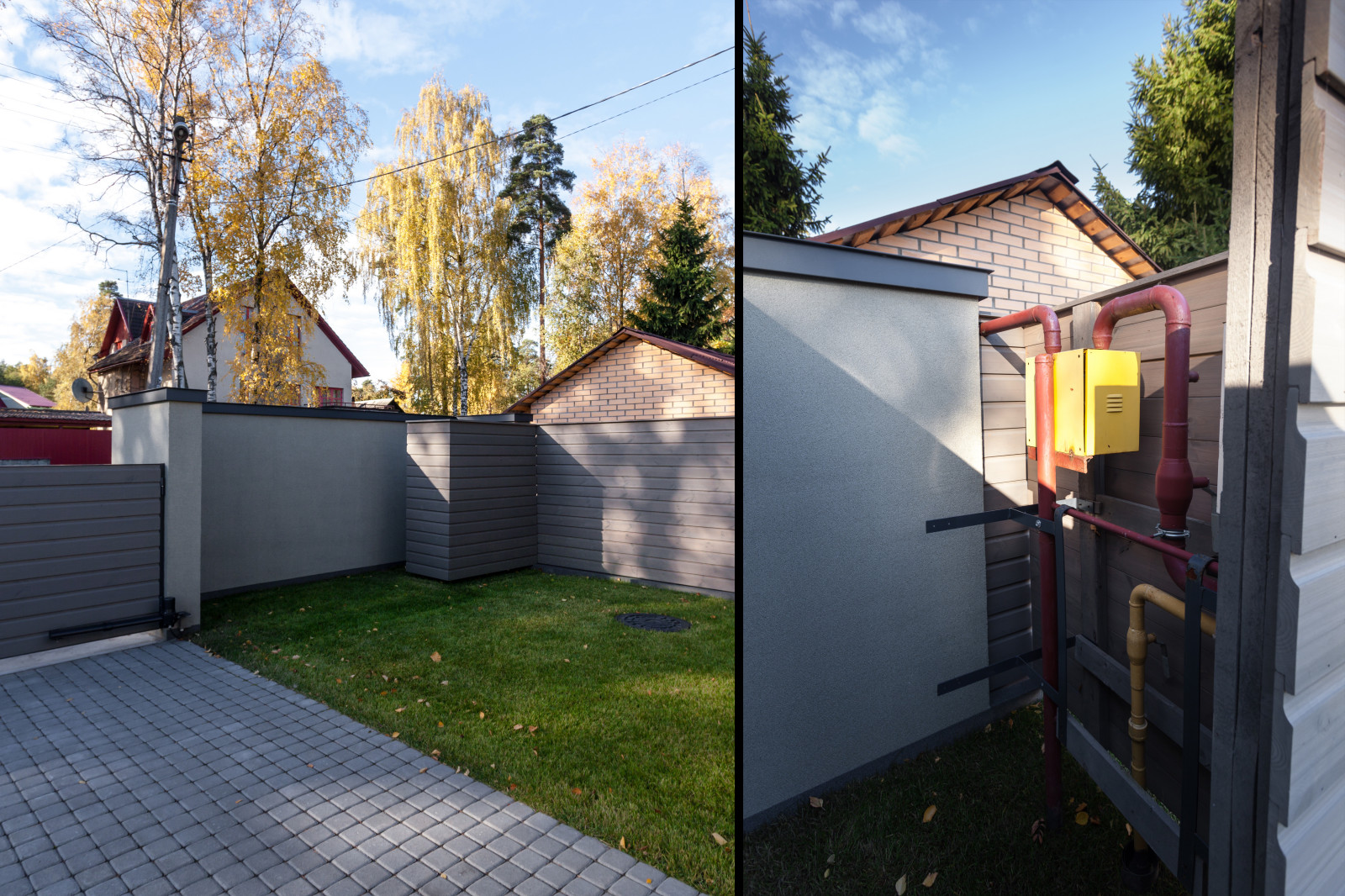 Дом Лисьем Носу. Ввод газа