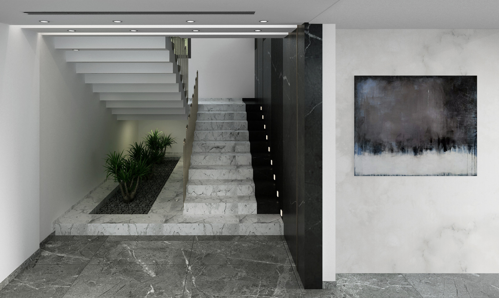 Абстрактные картины в интерьере_1