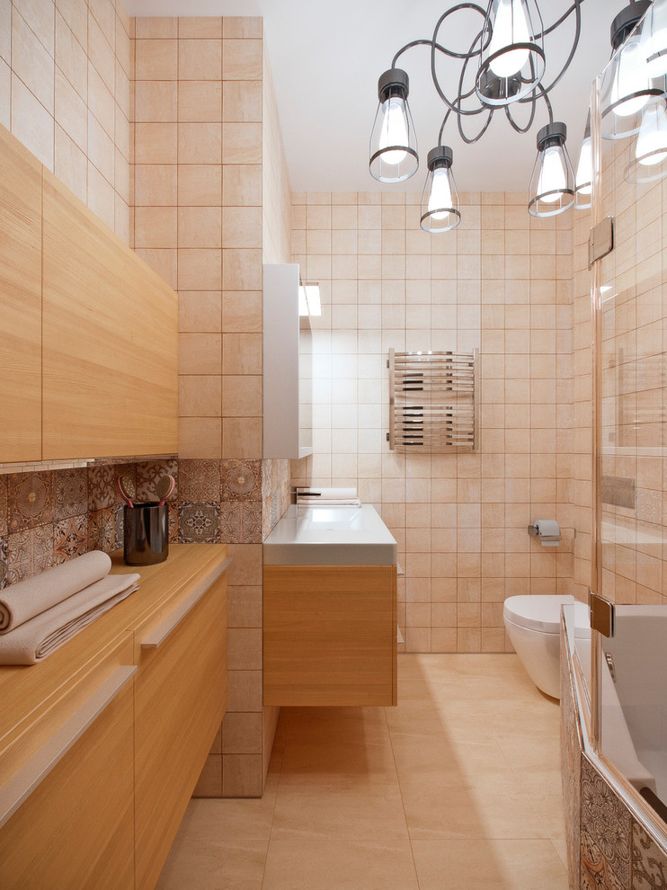 Современный интерьер с элементами лофт