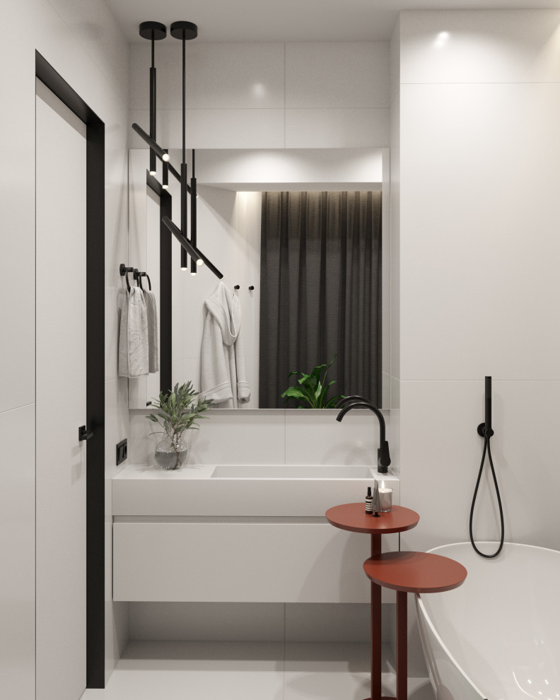 Квартира 77 м2 в современном стиле для творческих личностей