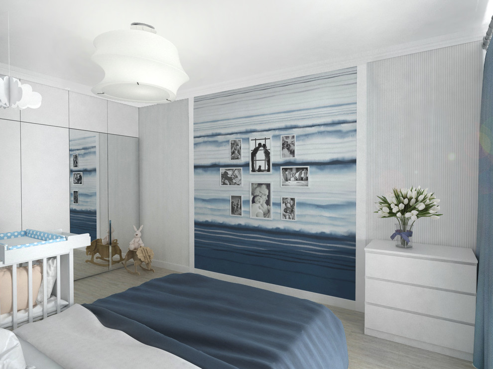 Двушка в голубых тонах