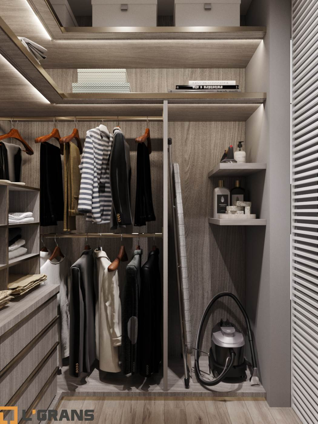 Дизайн проект квартиры по ул. Шеронова в Хабаровске