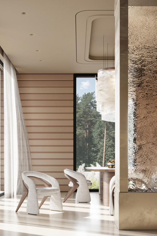 Дом двухэтажный из клееного бруса