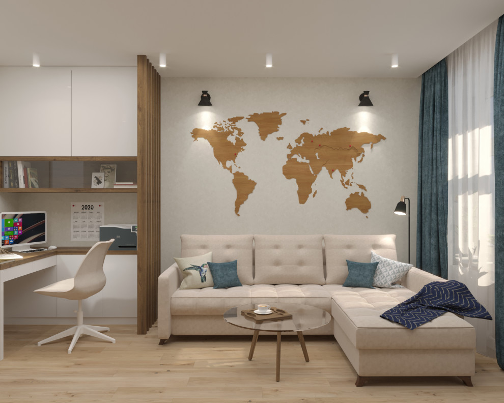 Дизайн проект двухкомнатной квартиры 67,3 кв.м.(старый фонд)