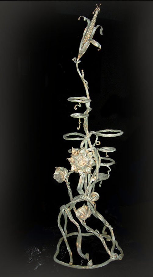 Обложка проекта: Подставка под цветы "Кукурузина"