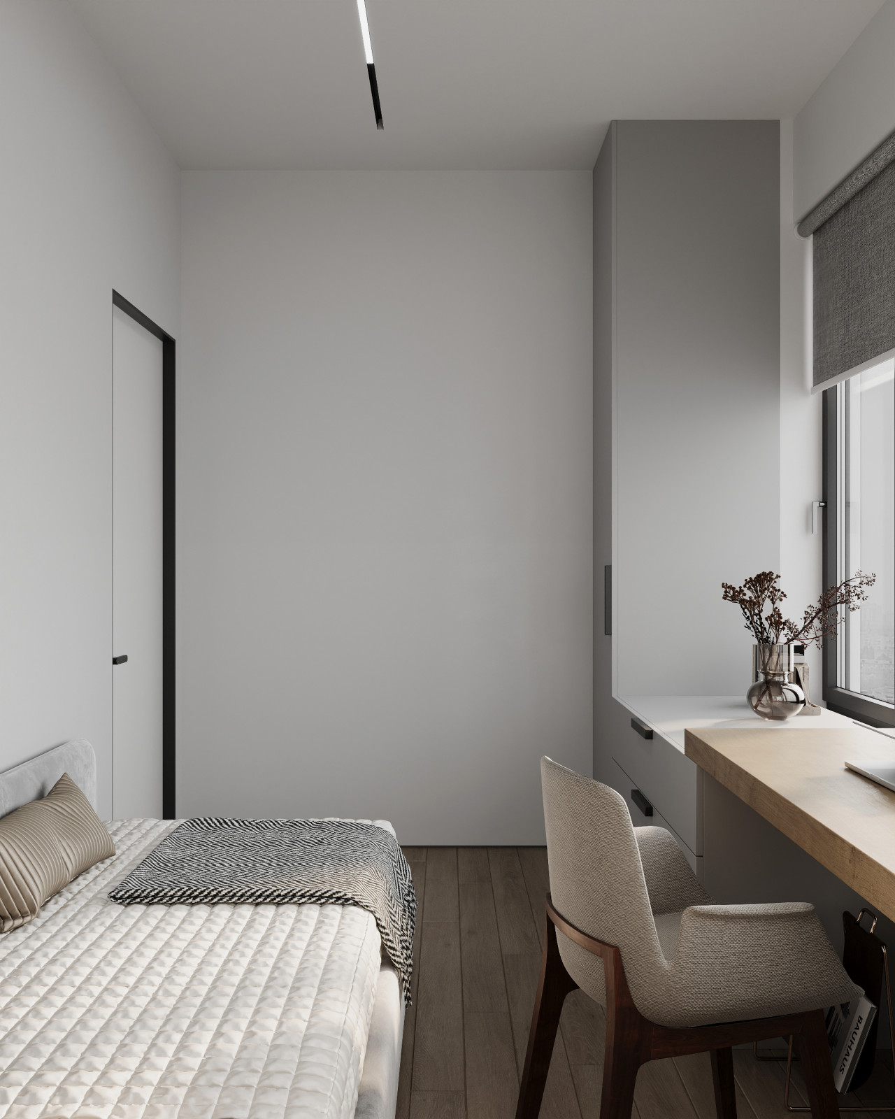 Дизайн интерьера квартиры 58 кв.м. в ЖК Level Амурская