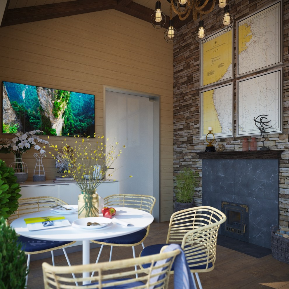 Обложка проекта: Баня в скандинавском стиле