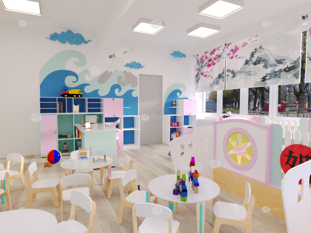 Дизайн-проект ясли "Япония"