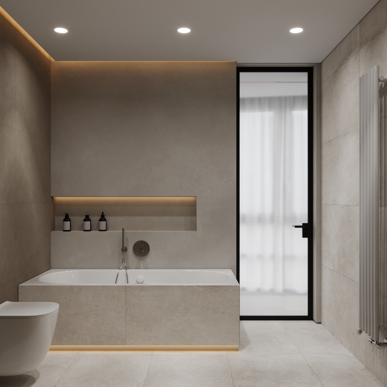 Интерьер квартиры с панорамными окнами