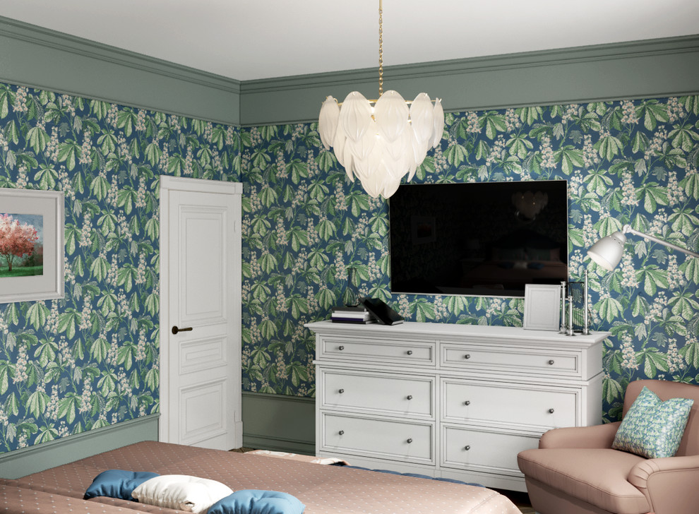 Загородный дом в оливковых тонах