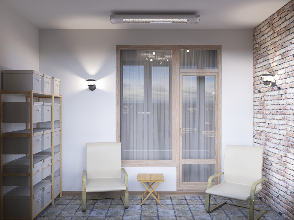 Обложка проекта: Квартира в стиле LOFT розовый кирпич