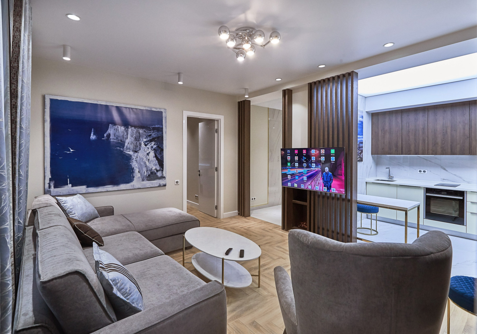 Дизайн квартиры свободной планировки