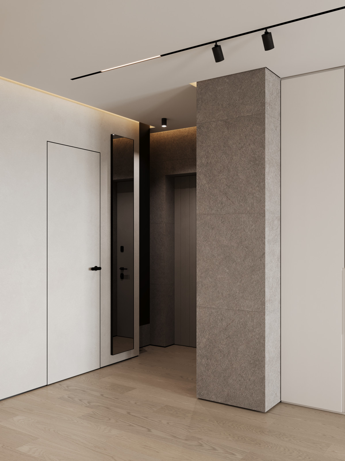 Интерьер квартиры с панорамными окнами