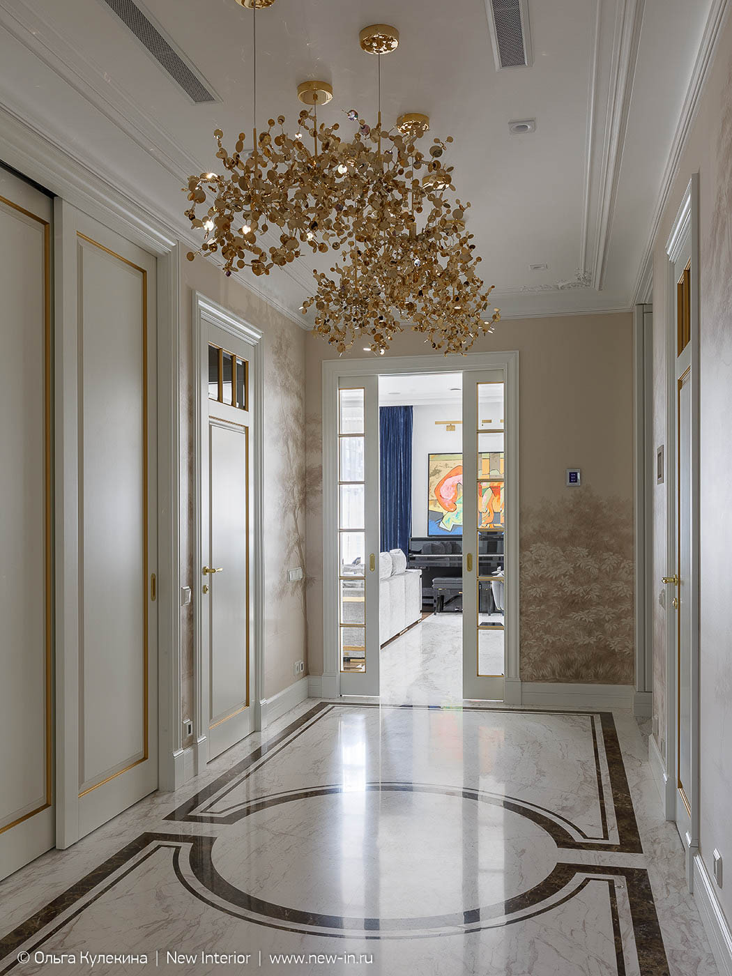 Квартира на Крестовском в стиле современная классика - 125 м²