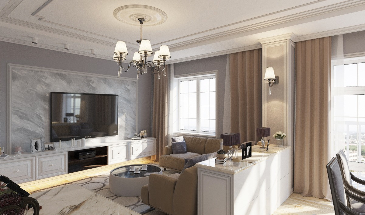Квартира в классическом стиле