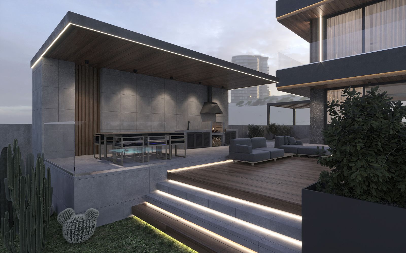 Cottage Facade Design in Peyia, Cyprus