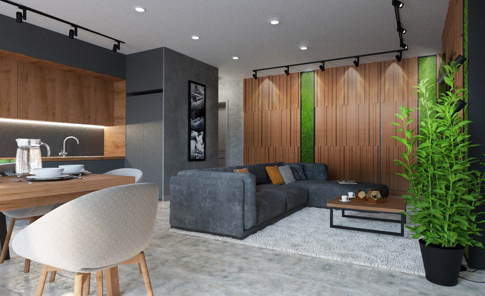 ГОРОДСКАЯ БЕРЛОГА В СОВРЕМЕННОМ СТИЛЕ