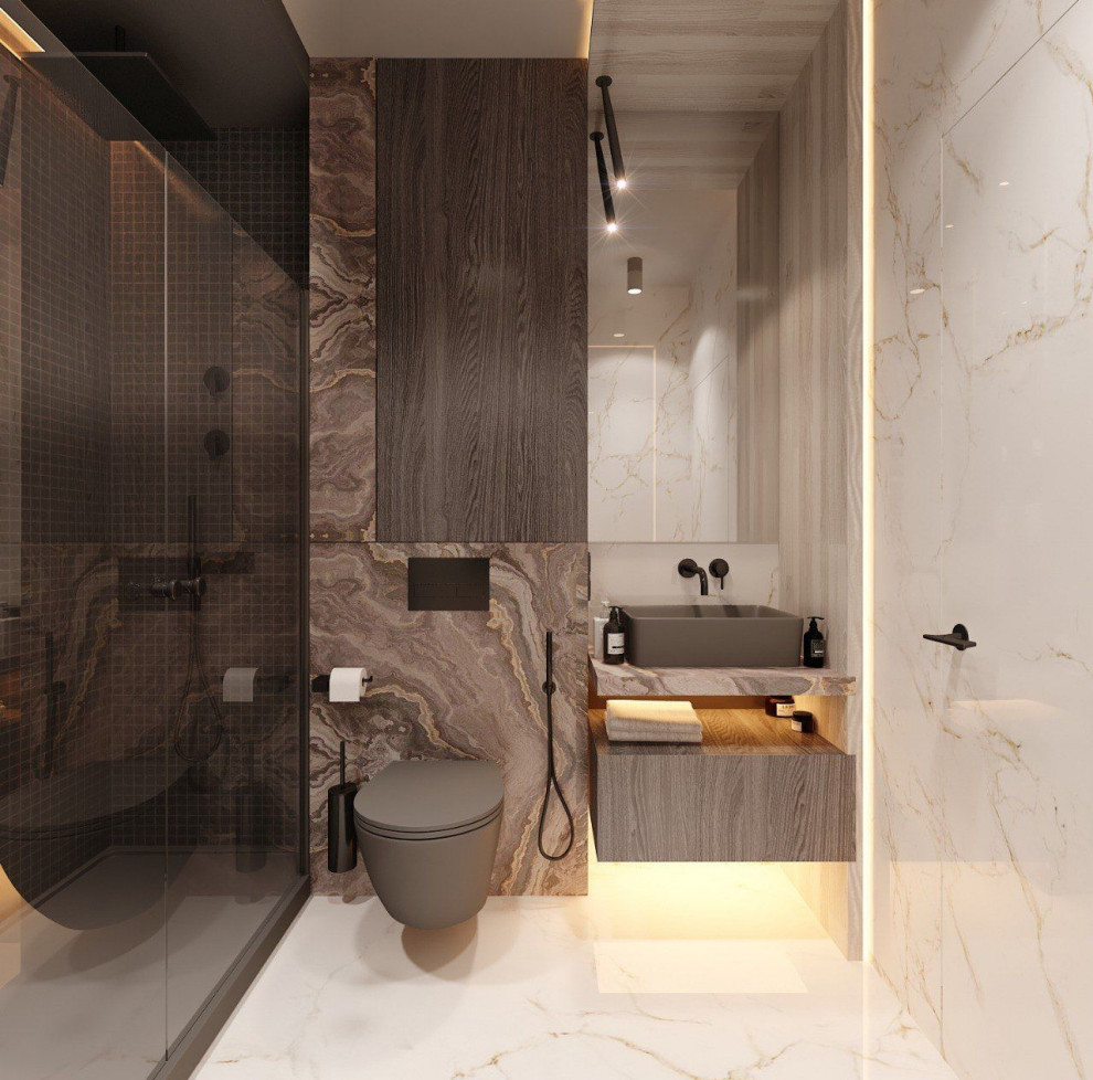 Дизайн проект Квартиры 57 м2 в ЖК Селигер Сити, Москва