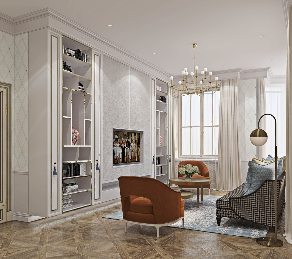 Кухня-гостиная в коттедже