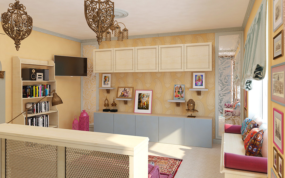 Обложка проекта: Таунхаус в индийском стиле