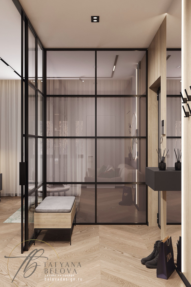 Современный стиль с элементами лофта, 80 м2