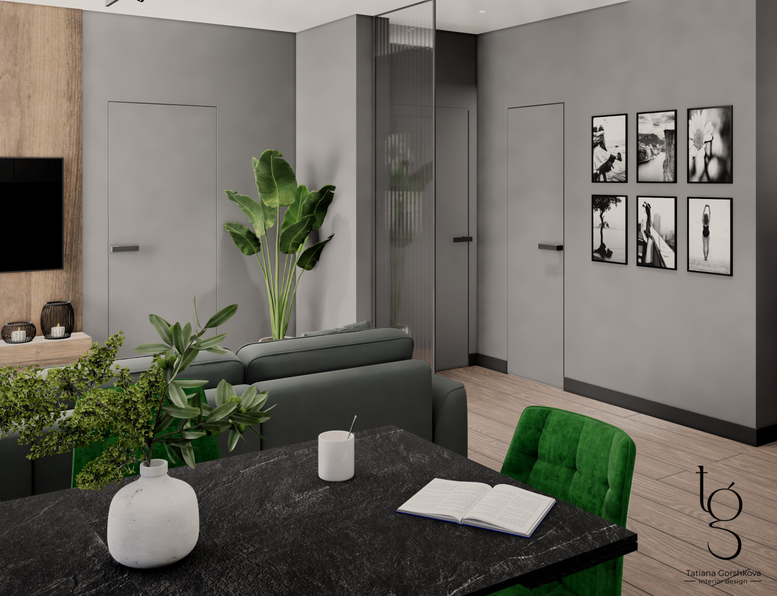 A cozy three-room family apartment