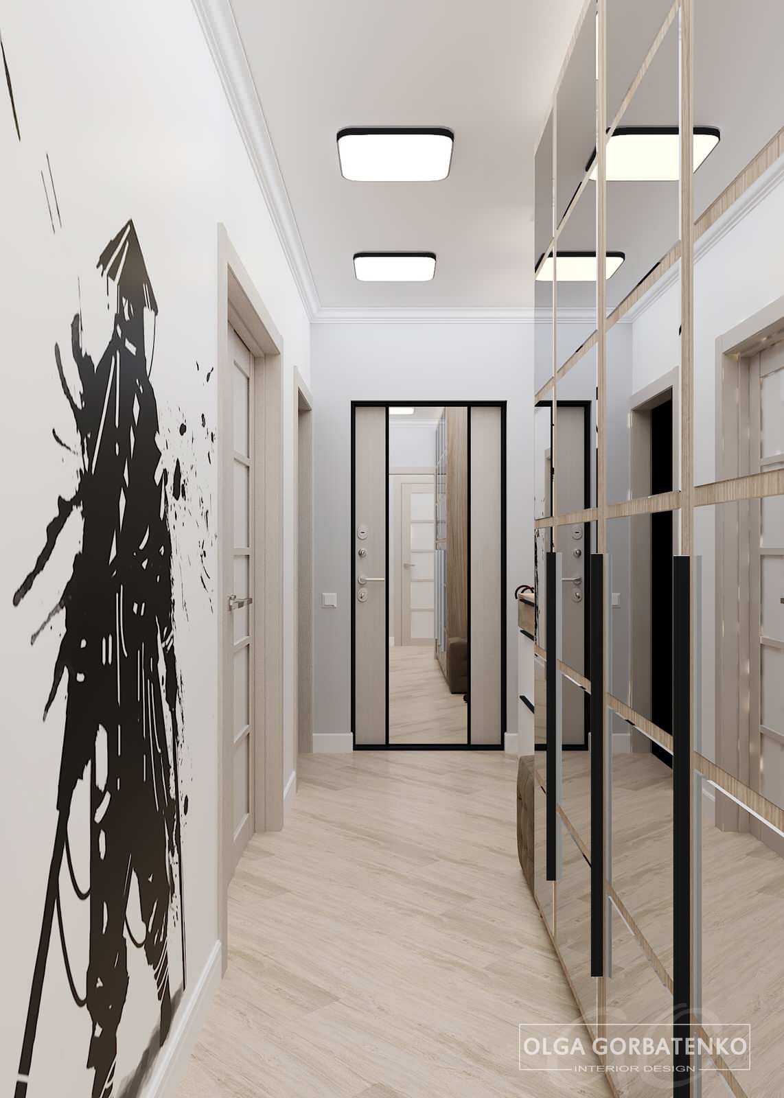 Прихожая с японским акцентом