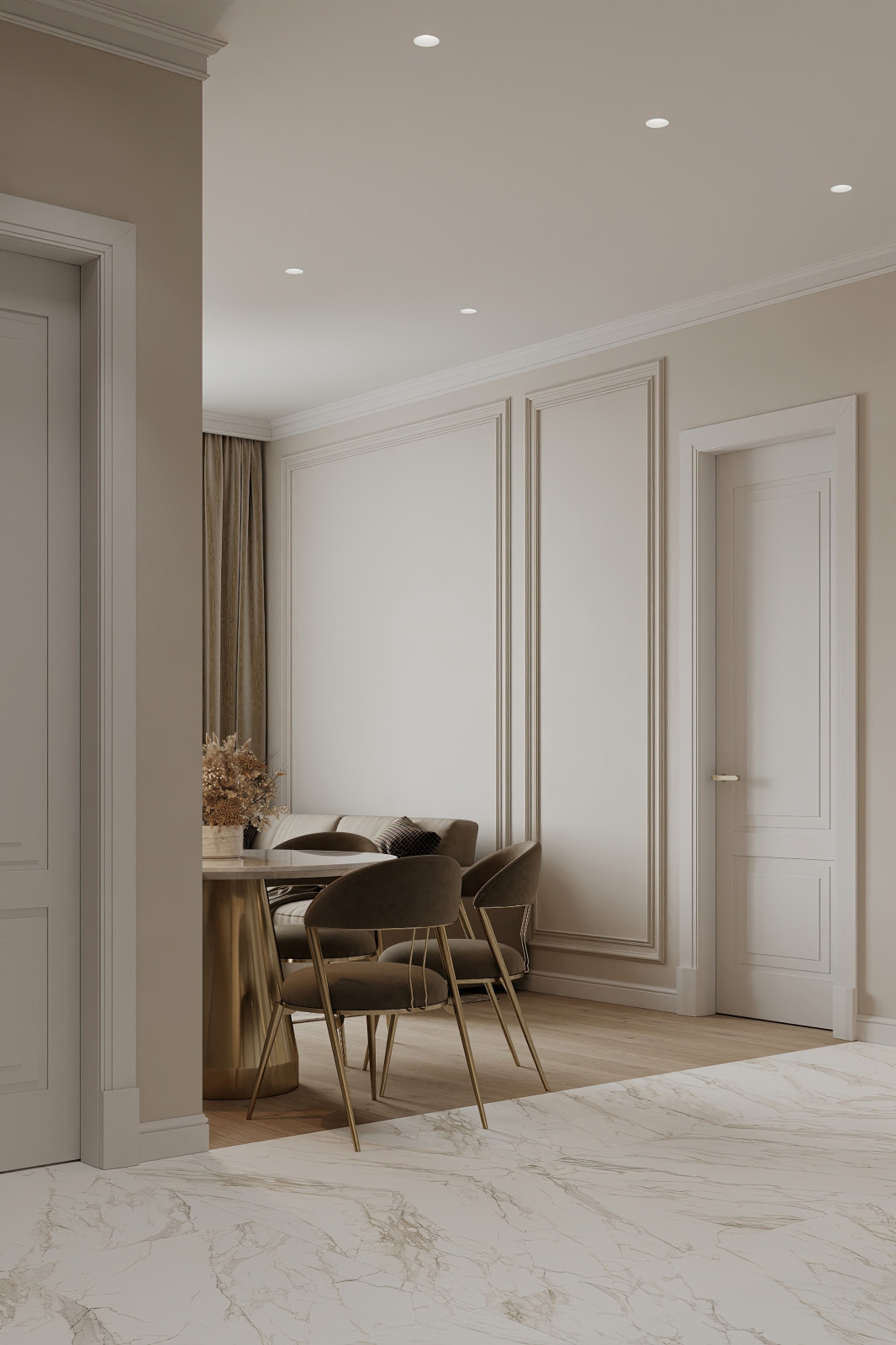 Дизайн и ремонт квартиры в ЖК Сердце Столицы - Поэзия неоклассики