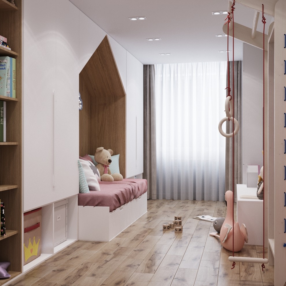 Детская комната 16,27 кв.м для девочки