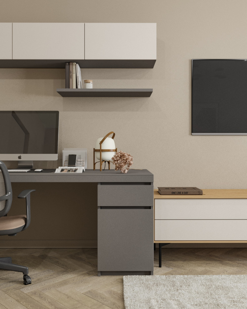 Проект двухкомнатной квартиры в Воронеже  Площадь: 75,2 м2.