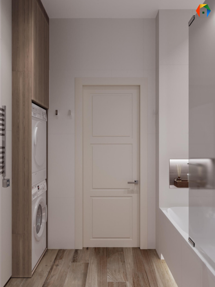 Серебрякова. Дизайн проект 2-х комнатной квартиры в новостройке