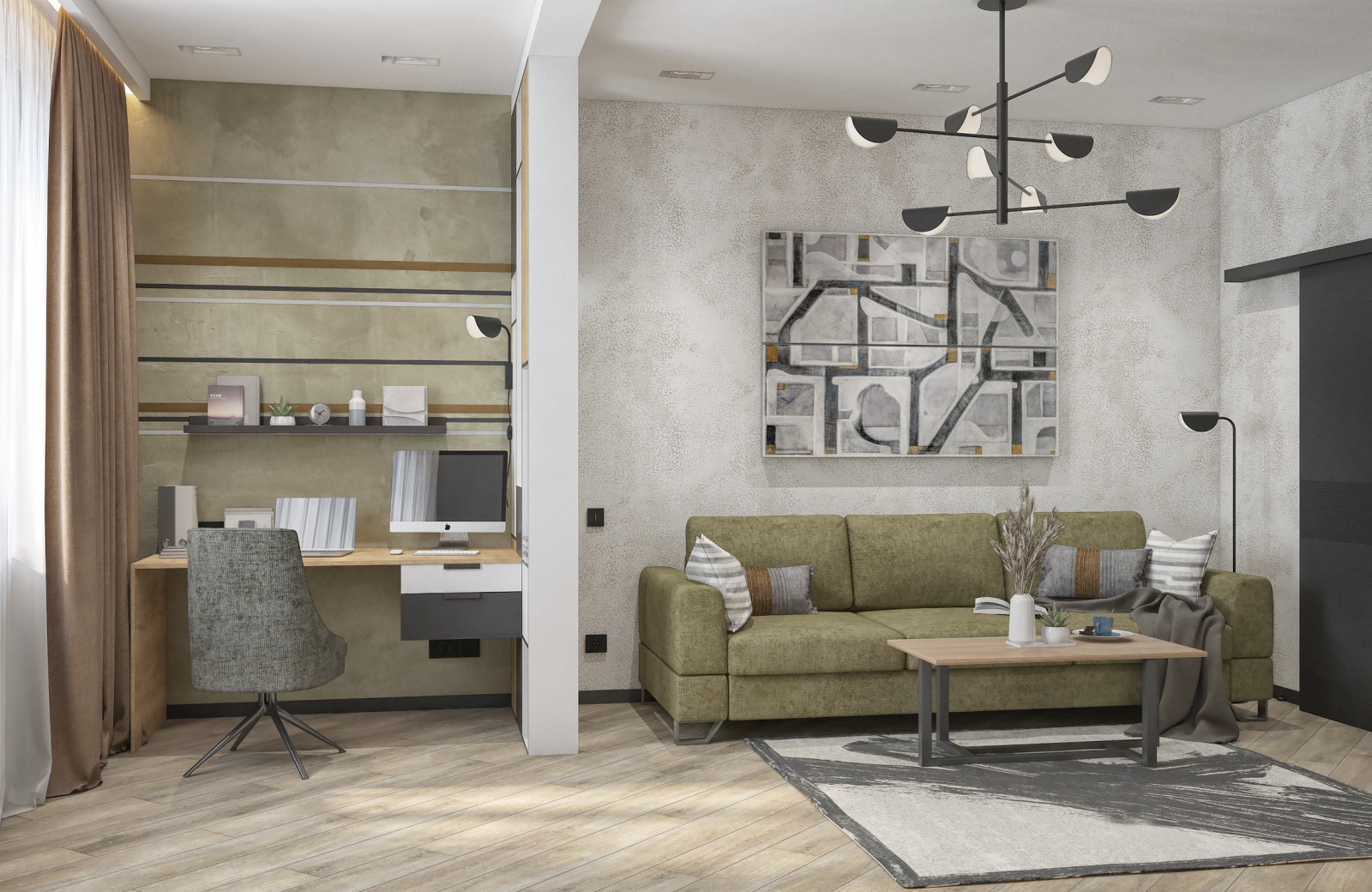 Обложка проекта: Гостиная (квартира г. Балашиха)