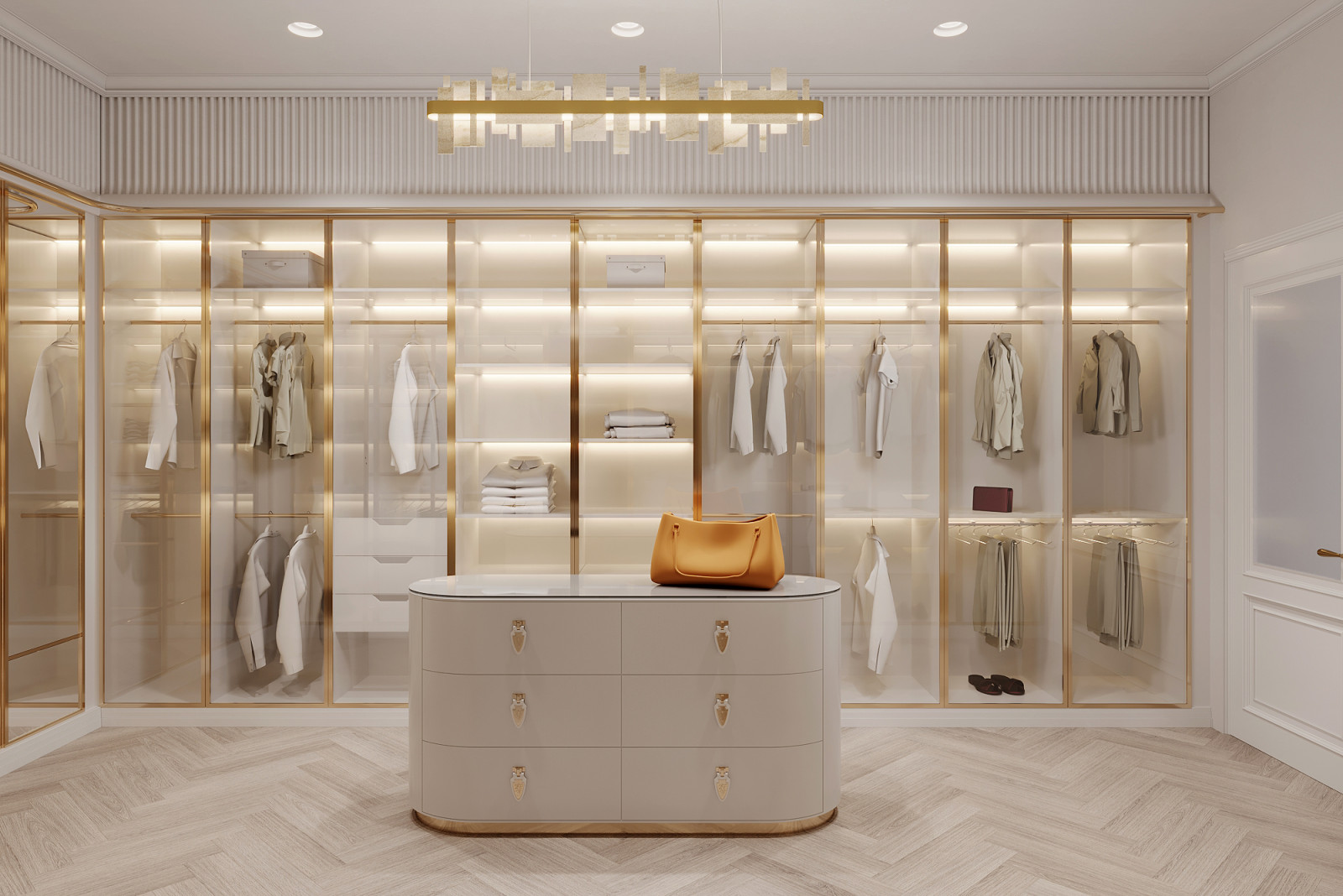 Спальня в современной классике