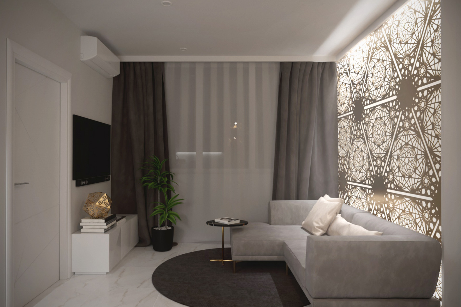 Черно белый дизайн