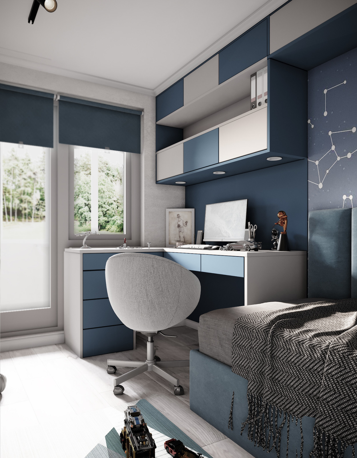 Квартира в классическом стиле для семьи с детками