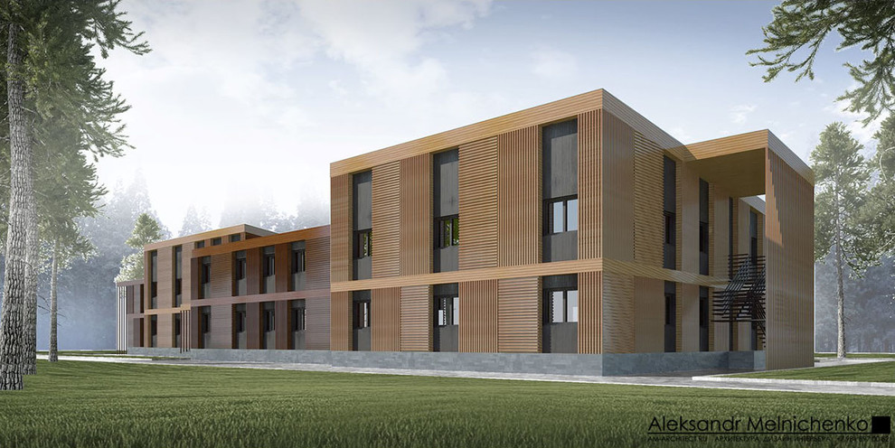 ДОМ ДЛЯ ПРОЖИВАНИЯ ПРИХОЖАН НА ТЕРРИТОРИИ КОМПЛЕКСА ЗДАНИЙ СИНАГОГИ "ЖУКОВКА"