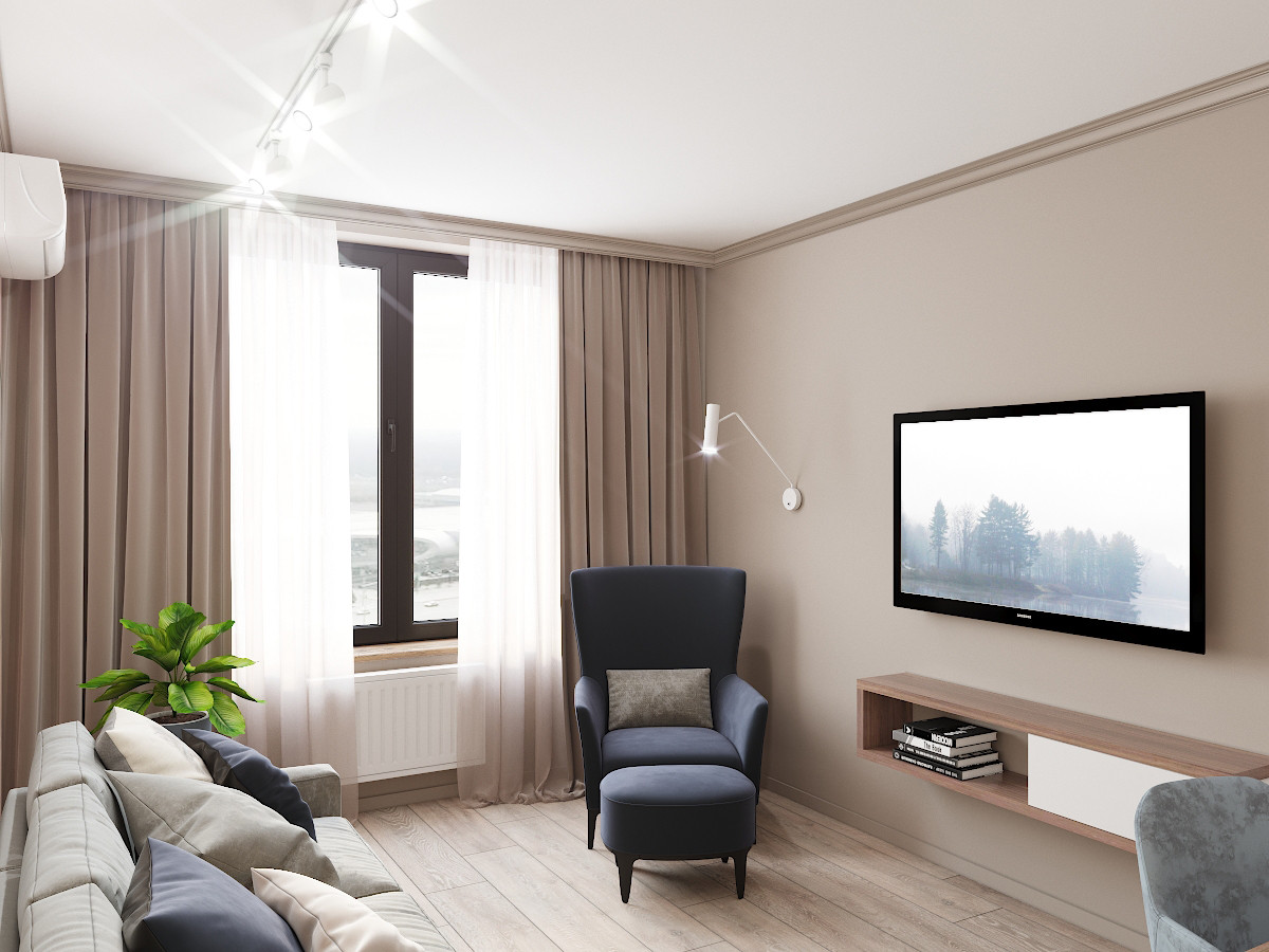 Двухкомнатная квартира для девушки в ЖК "Талан"