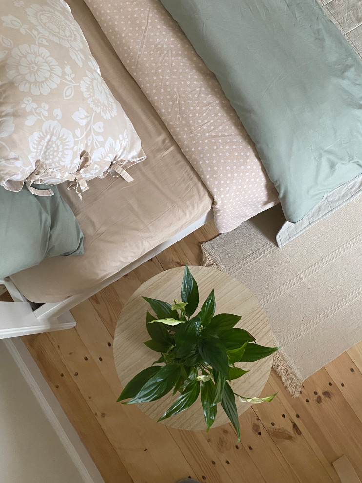 Дизайн спальни, объединённой с рабочим местом