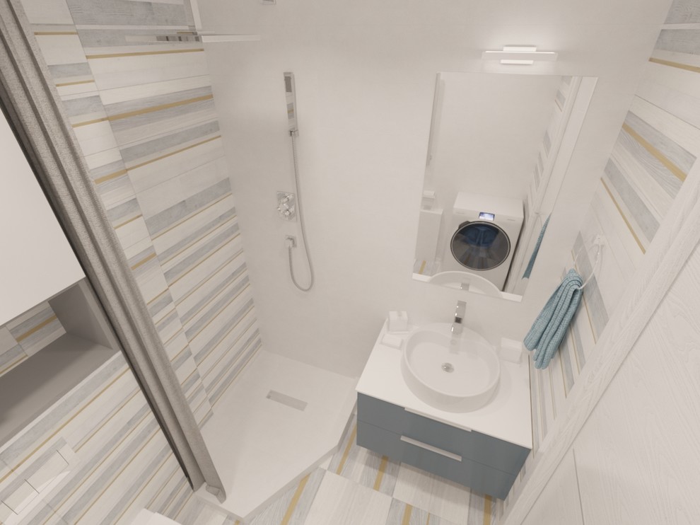 Однокомнатная квартира в желтых тонах