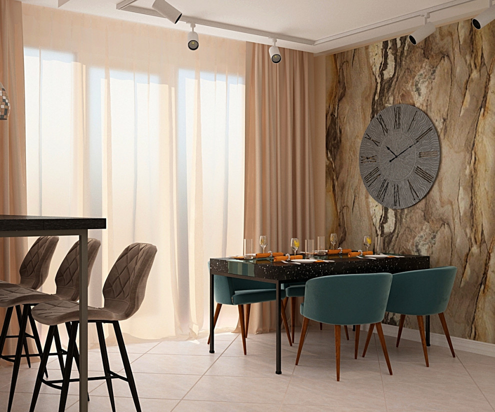 Обложка проекта: Кухня - гостиная 2