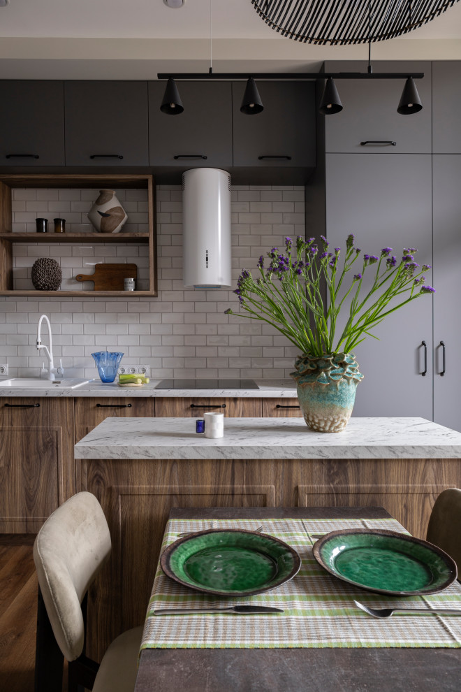 Публикация MYDECOR.RU. Двухуровневая квартира в Москве