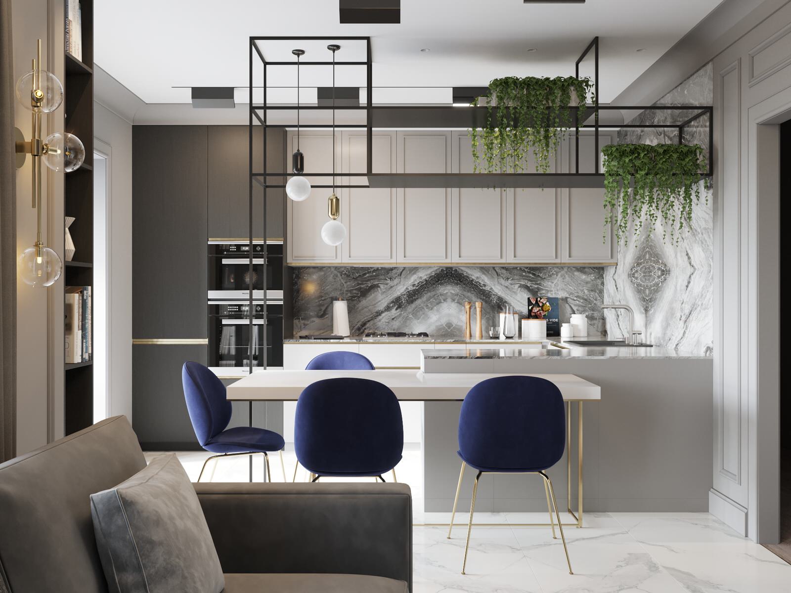 Обложка проекта: YARCHALLY  квартира 76 кв.м.