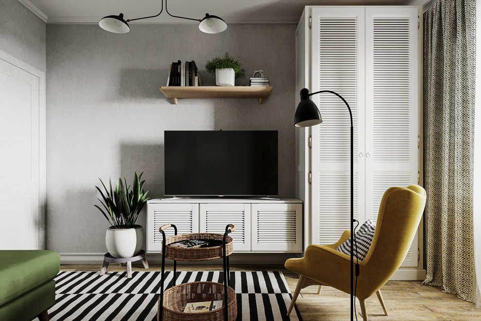 3-х комнатная квартира в скандинавском стиле, ЖК "Римский"