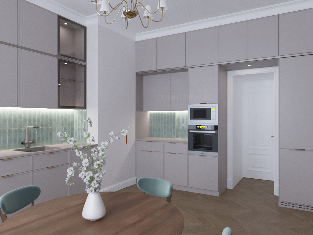 Квартира в доме, построенном в XIX веке в центре Москвы