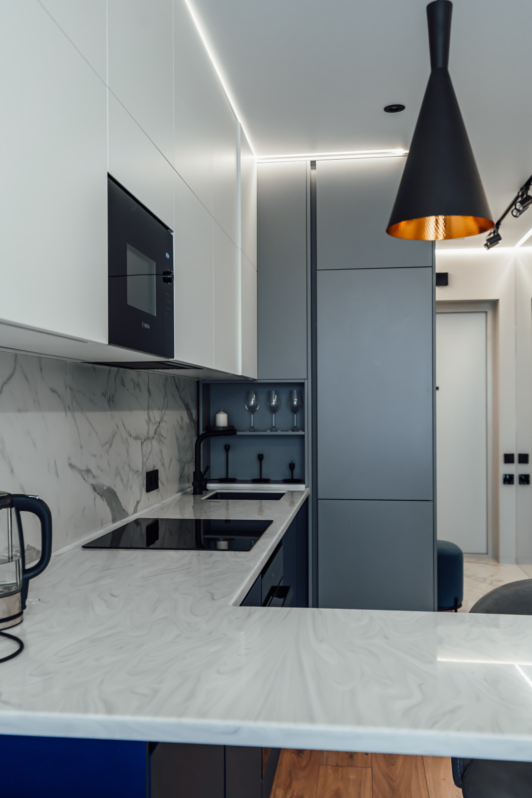 Меблировка студии ЖК "D1" Москва