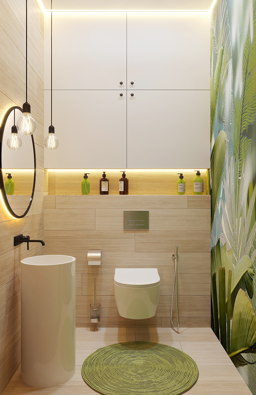 Квартира 90 м.кв. Фьюжн скандинавского и эко стилей