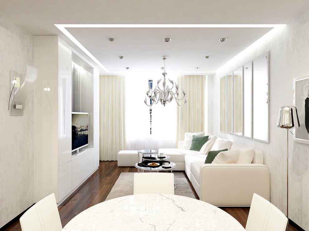 Luce Argento Apartment Interior in Modern Style