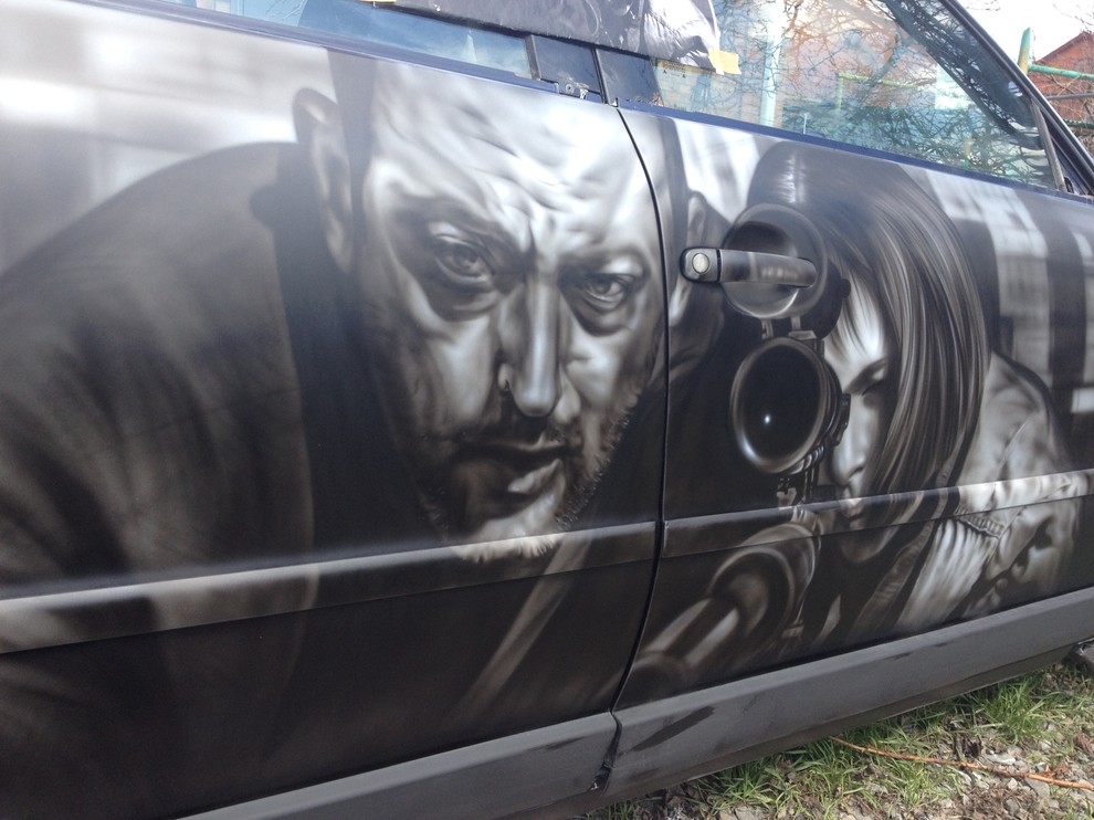 Аэрография на авто.