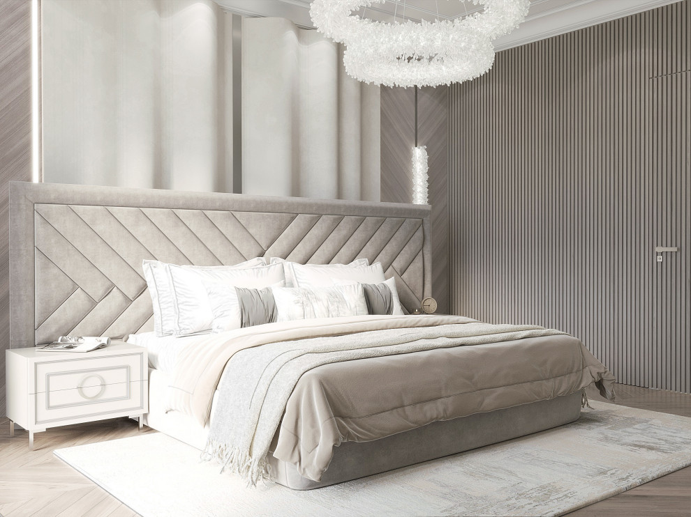 Обложка проекта: Галерея Чижова апартаменты 104 м2 спальня